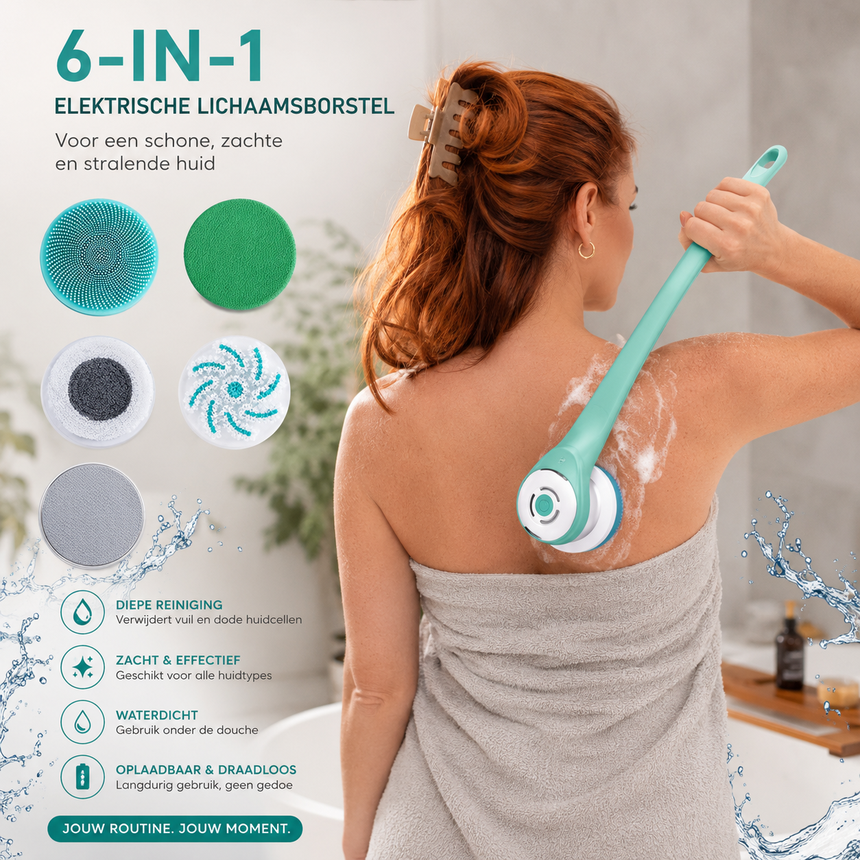 GlowSpa™ 5-in-1 Lichaamsborstel