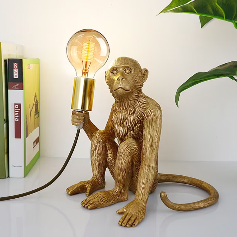 QuirkyGlow™ Gouden Tafellamp