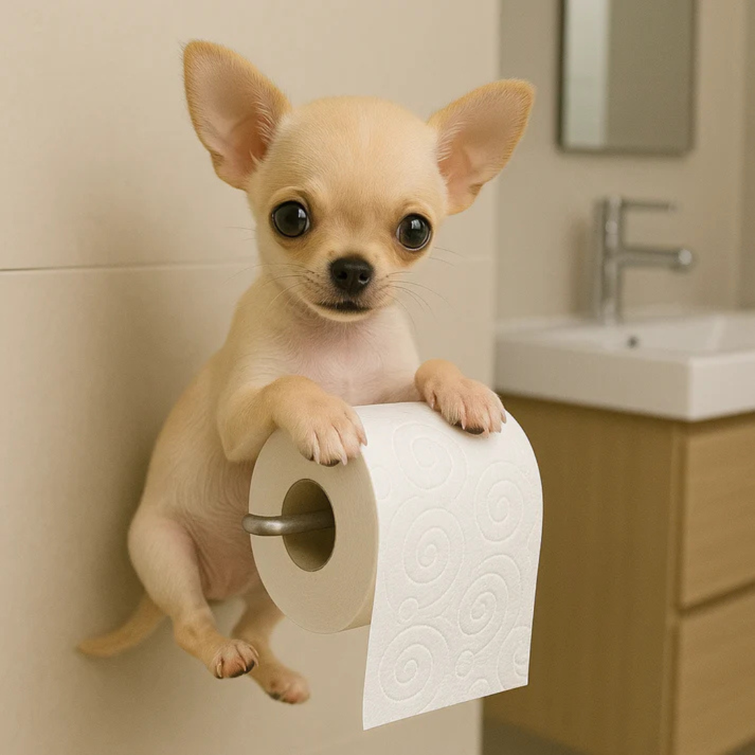 FunPaw™ Wandhouder Toiletrol Hond – Grappig & Stijlvol Cadeau