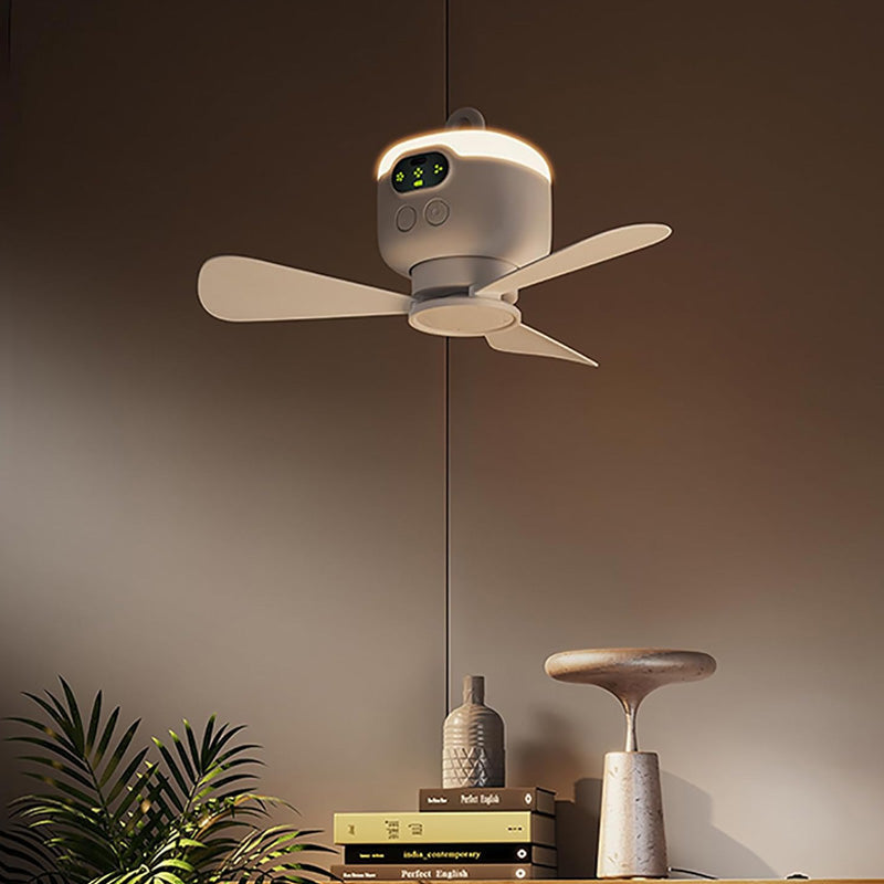 BreezeLight™ Plafondventilator met LED – Draadloos, Stil & Oplaadbaar