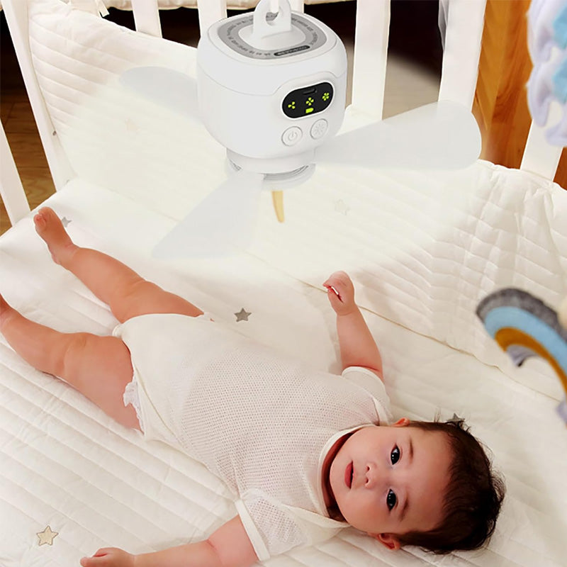 BreezeLight™ Plafondventilator met LED – Draadloos, Stil & Oplaadbaar