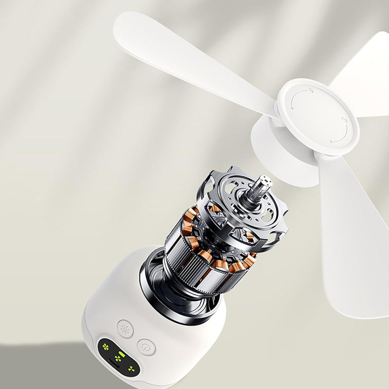 BreezeLight™ Plafondventilator met LED – Draadloos, Stil & Oplaadbaar