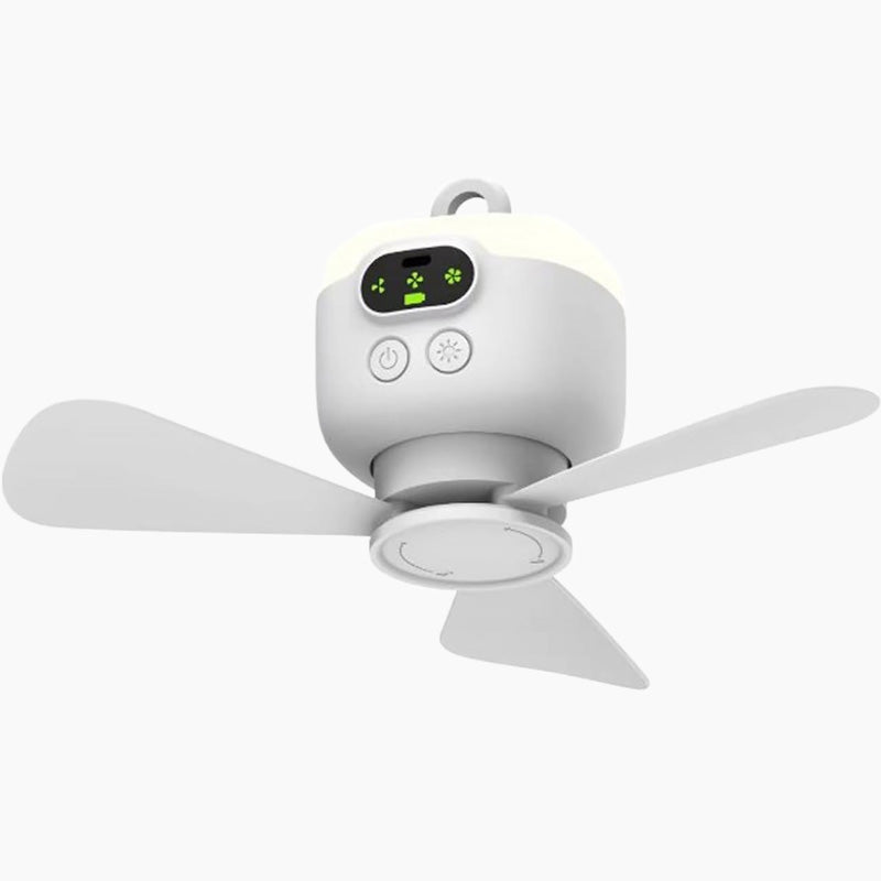BreezeLight™ Plafondventilator met LED – Draadloos, Stil & Oplaadbaar