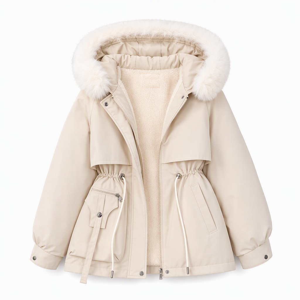CozyShield™ Dames Winter Faux Fur Parka