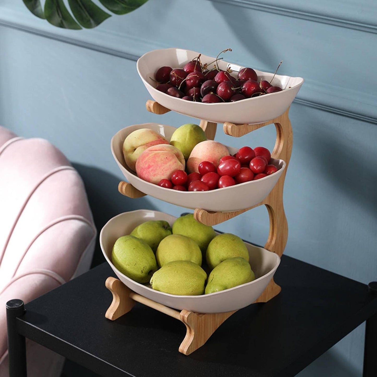 FruitNest™ Fruitschaal met 2 of 3 Lagen – Stijlvolle Keukenorganizer