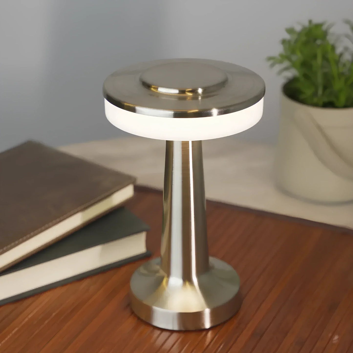 PrivilegeGlow™ Draadloze Retro Tafellamp | Dimbaar & Sfeervol
