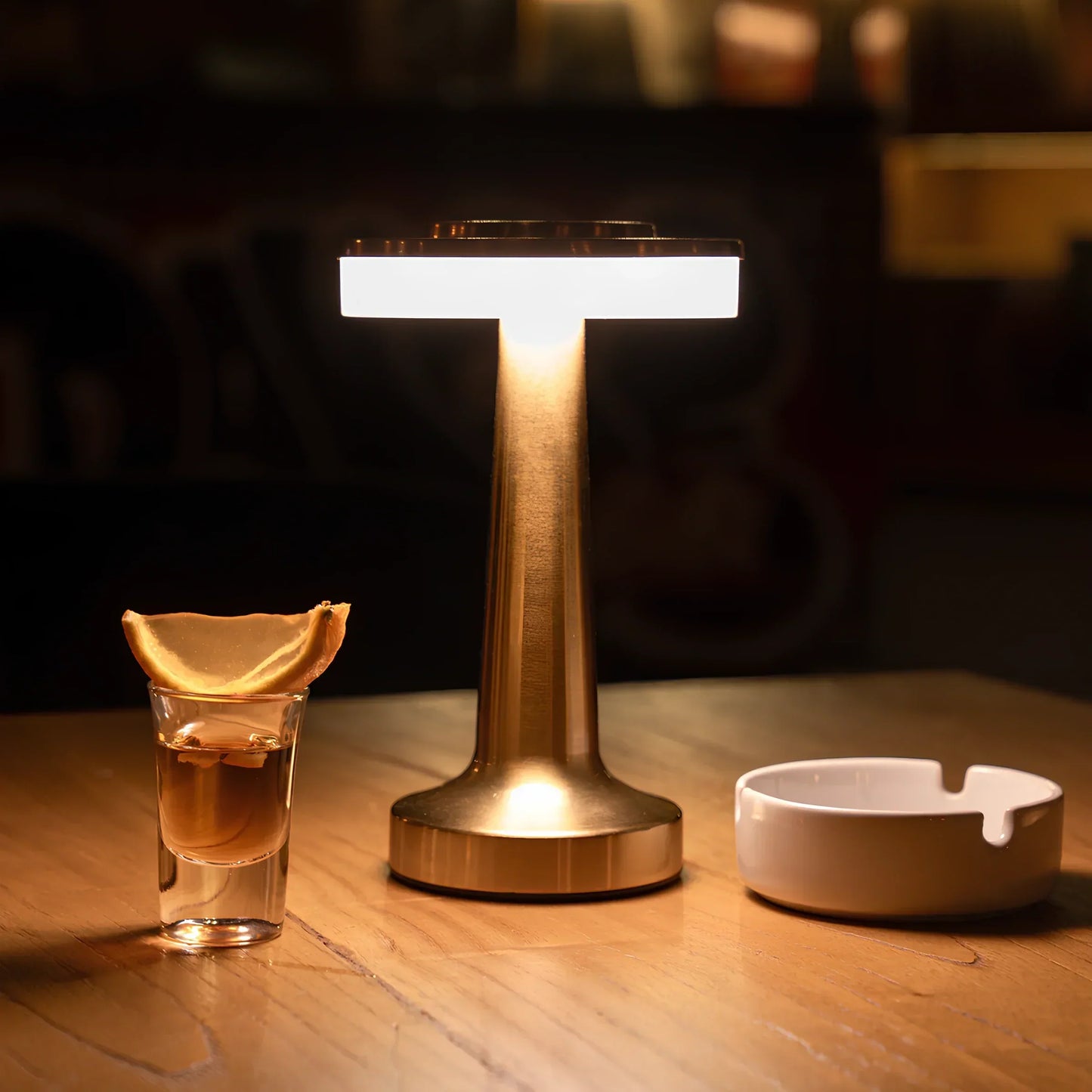 PrivilegeGlow™ Draadloze Retro Tafellamp | Dimbaar & Sfeervol