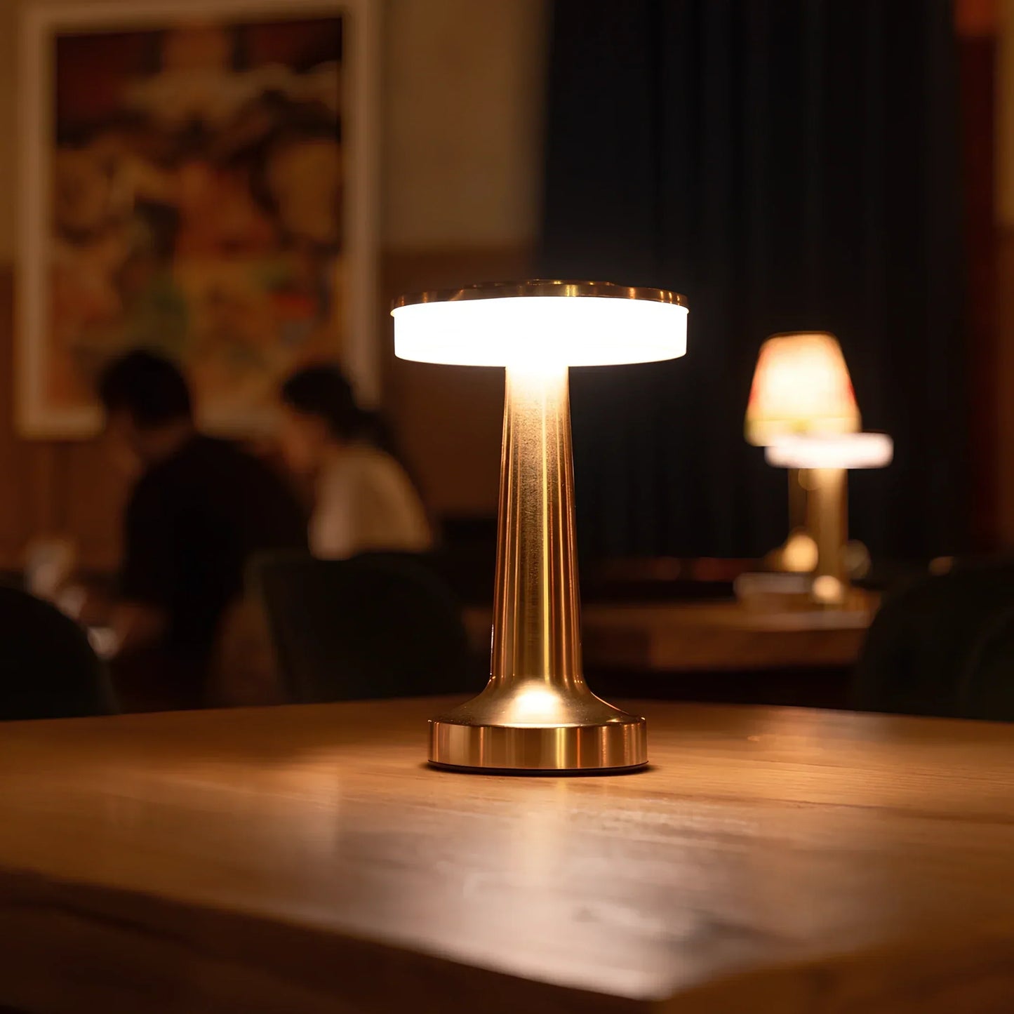 PrivilegeGlow™ Draadloze Retro Tafellamp | Dimbaar & Sfeervol