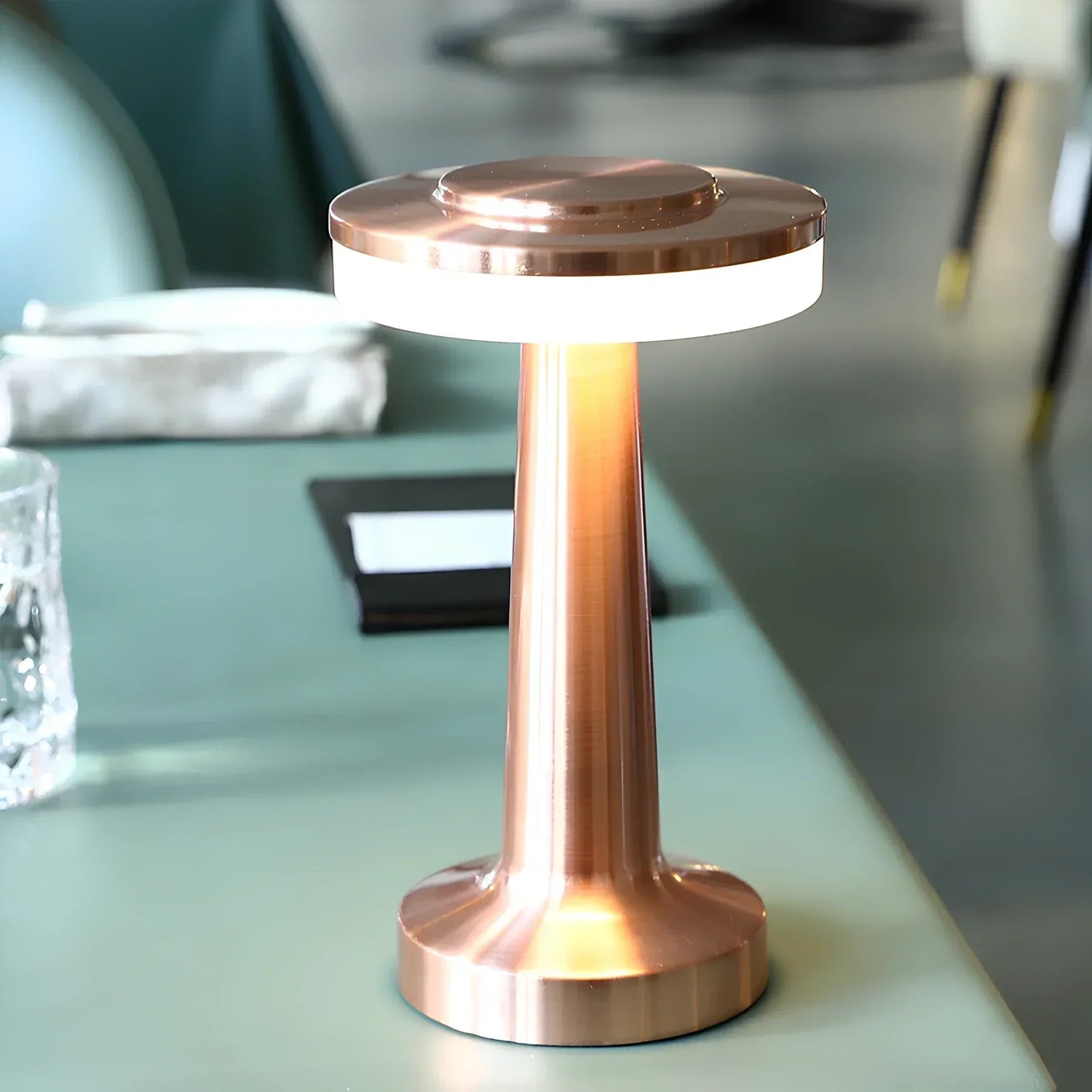 PrivilegeGlow™ Draadloze Retro Tafellamp | Dimbaar & Sfeervol
