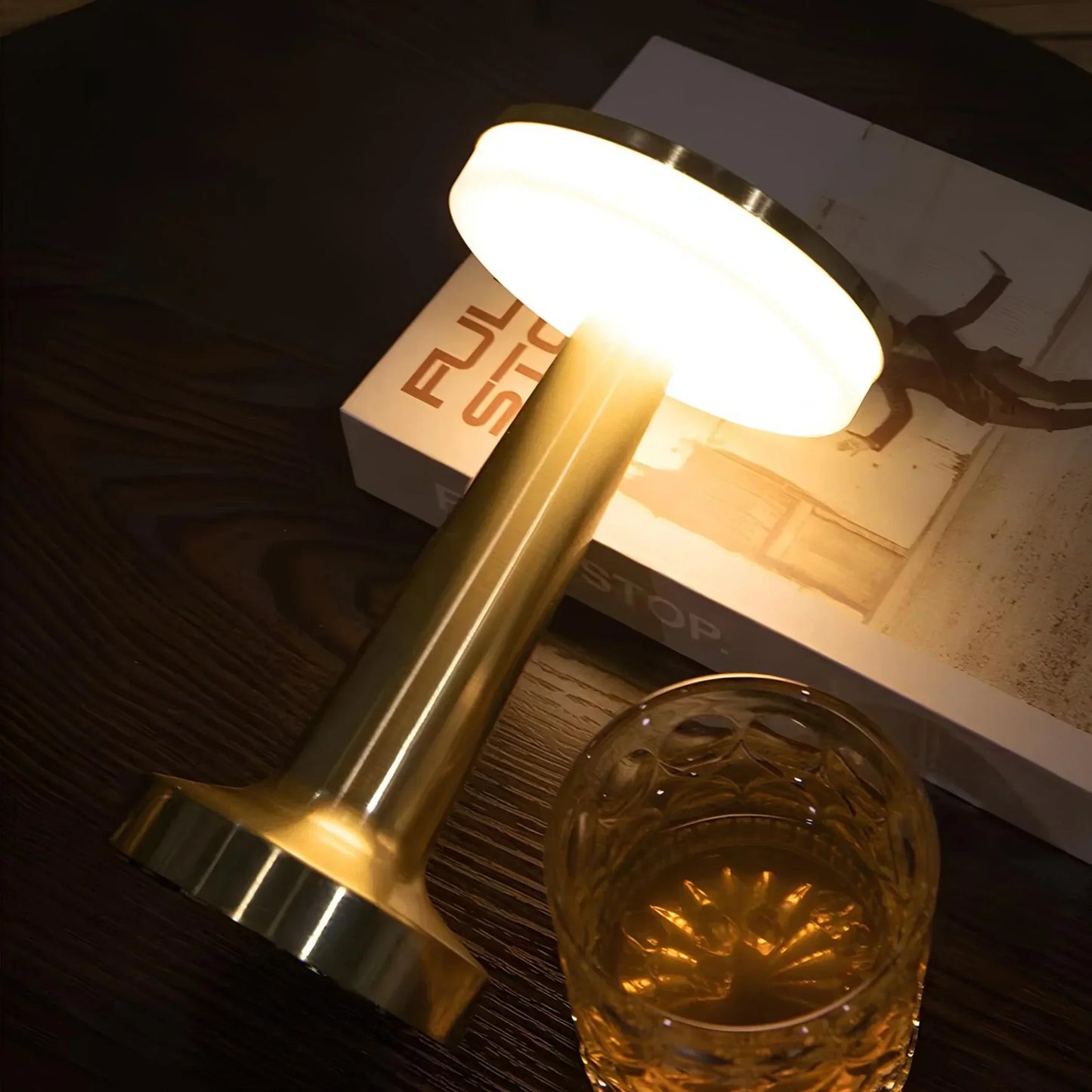 PrivilegeGlow™ Draadloze Retro Tafellamp | Dimbaar & Sfeervol