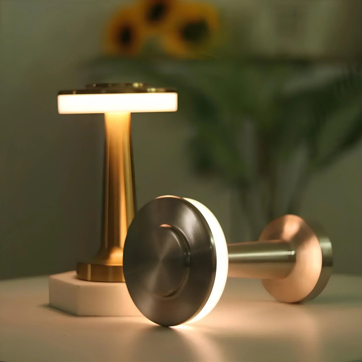 PrivilegeGlow™ Draadloze Retro Tafellamp | Dimbaar & Sfeervol