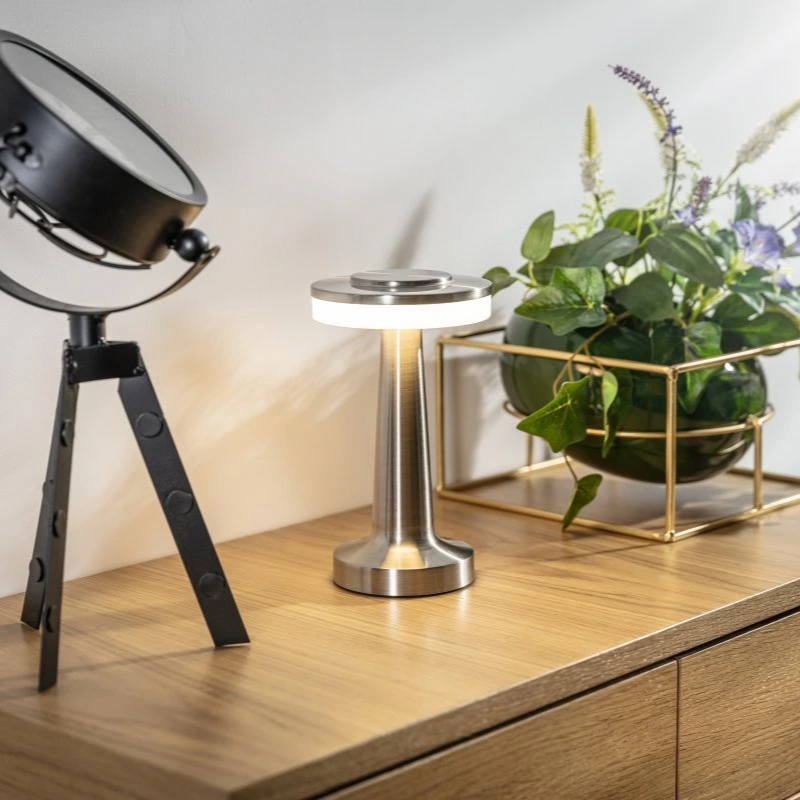 PrivilegeGlow™ Draadloze Retro Tafellamp | Dimbaar & Sfeervol